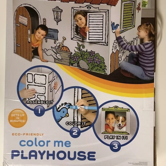 discovery kids color and play house